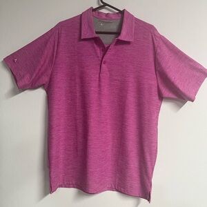 Antigua Pink Polo Shirt L